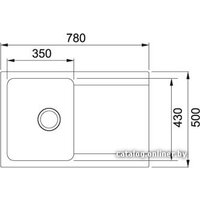 Кухонная мойка Franke Orion OID 611-78 114.0443.360 (белый) - Превью изображения №2 — Интернет-магазин Time-Shop