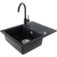 Кухонная мойка Kernau KGS A 4560 1B1D Black Metallic - Превью изображения №4 — Интернет-магазин Time-Shop