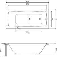 Ванна Lauter Bianca 170х70 21207170 - Превью изображения №28 — Интернет-магазин Time-Shop