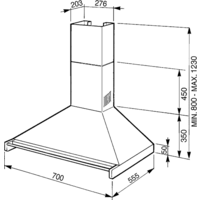 Кухонная вытяжка Smeg KD70XE - Превью изображения №3 — Интернет-магазин Time-Shop