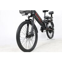 Электровелосипед SameBike Е-Alfa New SB-E-ALFA500-48/13 (черный) - Превью изображения №3 — Интернет-магазин Time-Shop