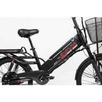 Электровелосипед SameBike Е-Alfa New SB-E-ALFA500-48/13 (черный) - Превью изображения №7 — Интернет-магазин Time-Shop
