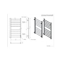 Полотенцесушитель Двин S plaza neo 100/50 (полированный) - Превью изображения №6 — Интернет-магазин Time-Shop