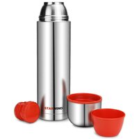 Термос StarWind 20-1200 1.2л (серебристый/красный) - Превью изображения №6 — Интернет-магазин Time-Shop