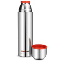 Термос StarWind 20-1200 1.2л (серебристый/красный) - Превью изображения №3 — Интернет-магазин Time-Shop