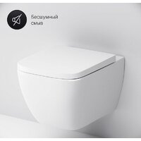 Унитаз подвесной AM.PM FlashClean Gem C901701SC - Превью изображения №11 — Интернет-магазин Time-Shop