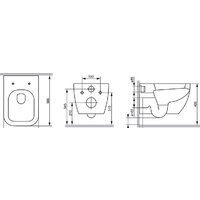 Унитаз подвесной AM.PM FlashClean Gem C901701SC - Превью изображения №13 — Интернет-магазин Time-Shop