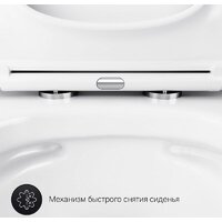 Унитаз подвесной AM.PM FlashClean Gem C901701SC - Превью изображения №10 — Интернет-магазин Time-Shop