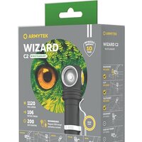 Фонарь Armytek Wizard C2 Magnet USB (белый) - Превью изображения №6 — Интернет-магазин Time-Shop