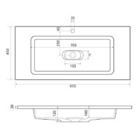 Умывальник Madera Modul 100 - Превью изображения №2 — Интернет-магазин Time-Shop