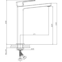 Умывальник Lauter 21393-70 + Cascade 21СК0655C - Превью изображения №5 — Интернет-магазин Time-Shop