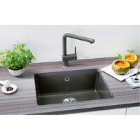 Кухонная мойка Blanco Subline 500-U (керамическая, черный) - Превью изображения №2 — Интернет-магазин Time-Shop