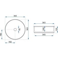 Умывальник Rea Charlotte U6960 - Превью изображения №7 — Интернет-магазин Time-Shop