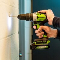 Ударная дрель-шуруповерт Greenworks GD24DD60 3704107CUB (с 1-им АКБ) - Превью изображения №8 — Интернет-магазин Time-Shop