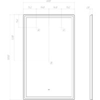  Vigo Зеркало Roberta Comfort 600 - Превью изображения №10 — Интернет-магазин Time-Shop