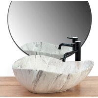 Умывальник Rea Dora Stone REA-U5066 - Превью изображения №3 — Интернет-магазин Time-Shop