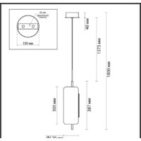 Подвесная люстра Odeon Light Kavia 5003/10L - Превью изображения №2 — Интернет-магазин Time-Shop