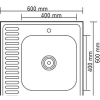 Кухонная мойка Ledeme L96060-6R - Превью изображения №2 — Интернет-магазин Time-Shop