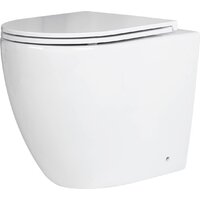 Унитаз подвесной Roxen Antares в комплекте с инсталляцией StounFix Dual Fresh 6 в 1 501057 (кнопка: белый глянец) - Превью изображения №4 — Интернет-магазин Time-Shop