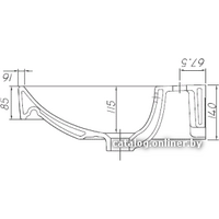 Умывальник Kolo Traffic L91161000 - Превью изображения №4 — Интернет-магазин Time-Shop
