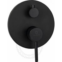 Душевая система  Filarete Roun FL1020 (черный матовый) - Превью изображения №3 — Интернет-магазин Time-Shop