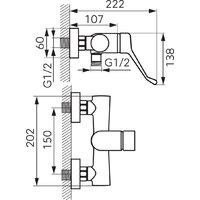 Смеситель Ferro Algeo Chrom BAGM7 - Превью изображения №3 — Интернет-магазин Time-Shop