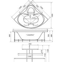 Ванна Triton Сабина 160x160 (с каркасом, экраном и сифоном) - Превью изображения №7 — Интернет-магазин Time-Shop