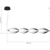 Припотолочная люстра ST Luce SL6130.403.24 - Превью изображения №6 — Интернет-магазин Time-Shop