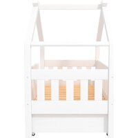 Кровать-тахта ФанДОК 80x160 Ф-141.22 (белый/с ложе) - Превью изображения №5 — Интернет-магазин Time-Shop