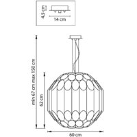 Подвесная люстра Lightstar Siena 720802 - Превью изображения №2 — Интернет-магазин Time-Shop