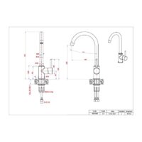 Смеситель GranFest Мрамор 3650 (топаз) - Превью изображения №2 — Интернет-магазин Time-Shop