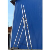 Лестница-стремянка Алюмет трехсекционная универсальная 5309 3x9 - Превью изображения №5 — Интернет-магазин Time-Shop