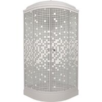 Душевая кабина Triton Мозаика А 100х100 - Превью изображения №2 — Интернет-магазин Time-Shop