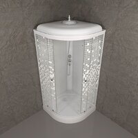 Душевая кабина Triton Мозаика А 100х100 - Превью изображения №4 — Интернет-магазин Time-Shop