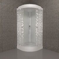 Душевая кабина Triton Мозаика А 100х100 - Превью изображения №3 — Интернет-магазин Time-Shop