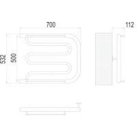 Полотенцесушитель TERMINUS Фокстрот 1