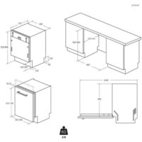 Встраиваемая посудомоечная машина Candy CI 6E7F1A - Превью изображения №19 — Интернет-магазин Time-Shop