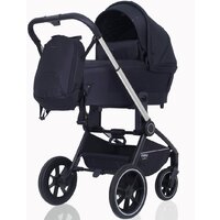 Универсальная коляска Rant MOWbaby Zoom PU (2 в 1, silver black) - Превью изображения №2 — Интернет-магазин Time-Shop