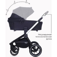 Универсальная коляска Rant MOWbaby Zoom PU (2 в 1, silver black) - Превью изображения №19 — Интернет-магазин Time-Shop