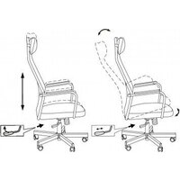 Офисное кресло Бюрократ KB-5M (TW-01 3C11 черный, сетка/ткань) - Превью изображения №6 — Интернет-магазин Time-Shop