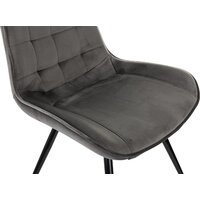 Стул Бюрократ CH-K2 2 шт (серый Holland 18/черный) - Превью изображения №7 — Интернет-магазин Time-Shop