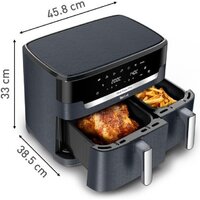 Аэрогриль (аэрофритюрница) Tefal Dual Easy Fry EY942BE0 - Превью изображения №2 — Интернет-магазин Time-Shop