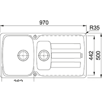 Кухонная мойка Franke Antea AZG 651 (бежевый) - Превью изображения №2 — Интернет-магазин Time-Shop
