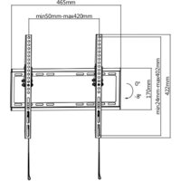 Кронштейн для телевизора Ultramounts UM832TW (белый) - Превью изображения №3 — Интернет-магазин Time-Shop