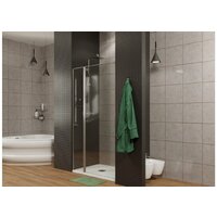 Душевая дверь Allen Brau Priority 3.31033.BBA 294062 (черный браш) - Превью изображения №9 — Интернет-магазин Time-Shop