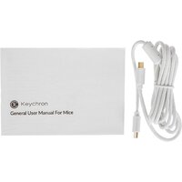 Игровая мышь Keychron M7 Wireless 8K (белый) - Превью изображения №8 — Интернет-магазин Time-Shop