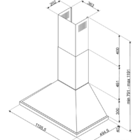 Кухонная вытяжка Smeg KPF12BL - Превью изображения №2 — Интернет-магазин Time-Shop