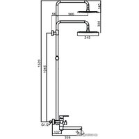 Душевая система  FRAP F24801 - Превью изображения №11 — Интернет-магазин Time-Shop