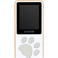 Плеер MP3 Digma S4 8GB (белый/оранжевый) - Превью изображения №2 — Интернет-магазин Time-Shop