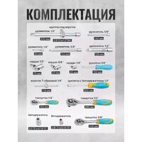 Универсальный набор инструментов ILOforce IF-38841(52228) - Превью изображения №8 — Интернет-магазин Time-Shop